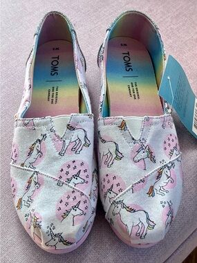 Adult Unicorn Slip-On Shoes - Pink with Rainbow Liner